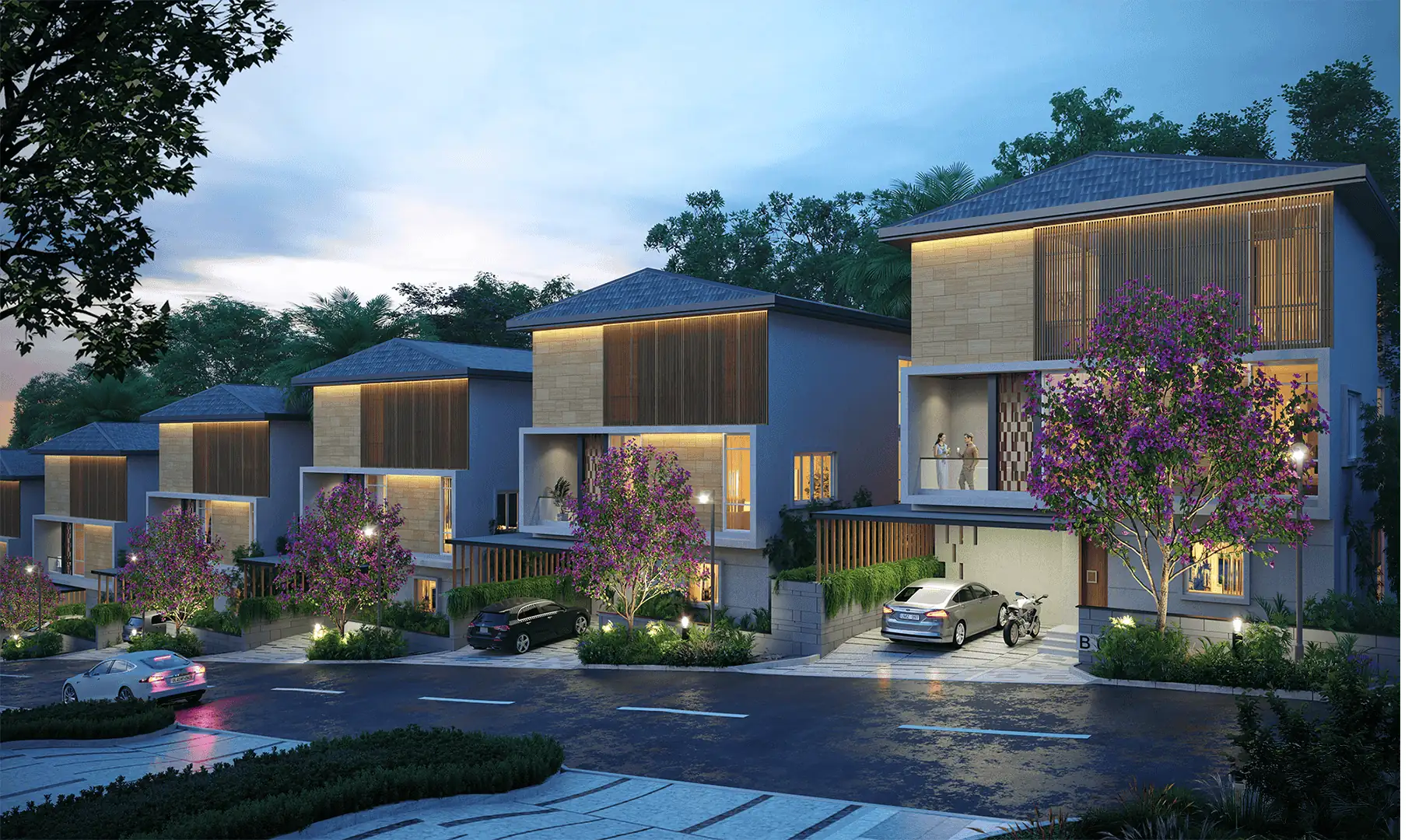 Elysium triplex villas with infinity pool